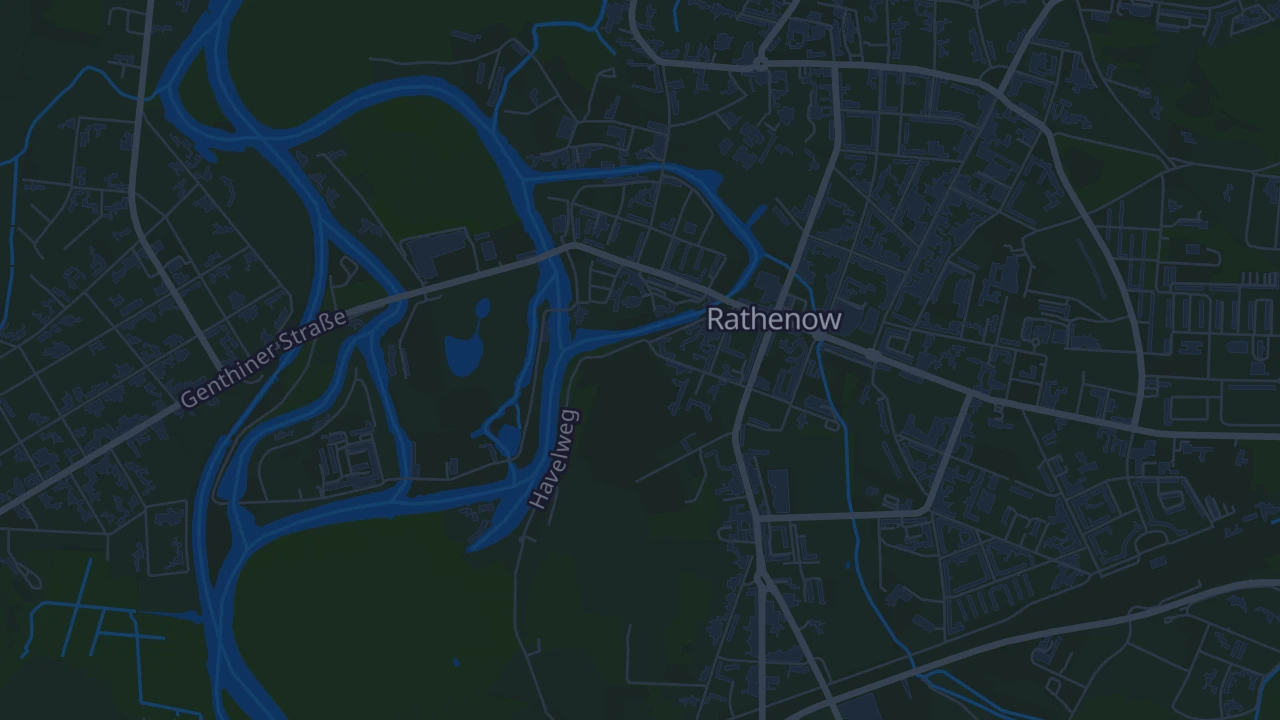 Karte von Rathenow