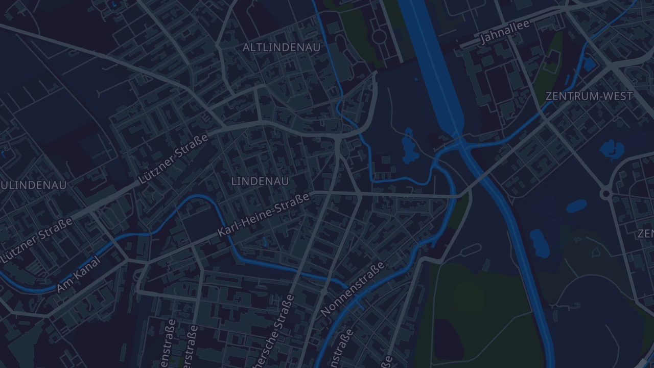 Karte von Leipzig