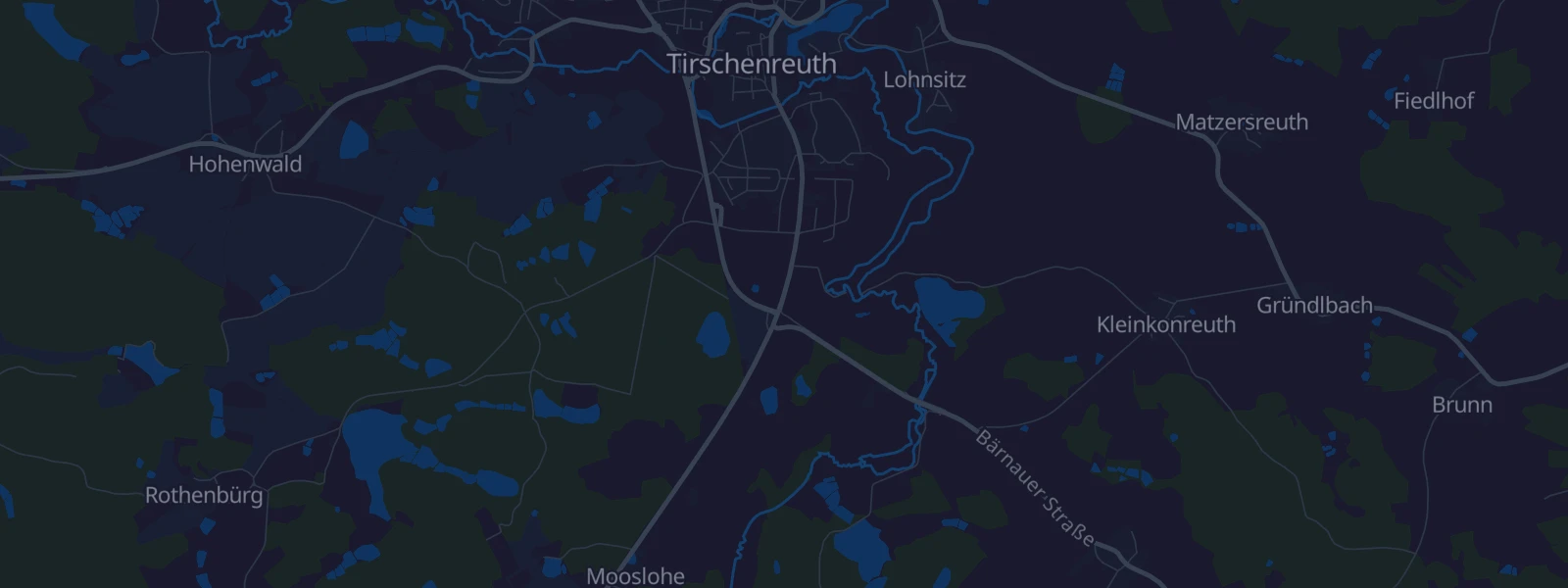 Karte von Tirschenreuth