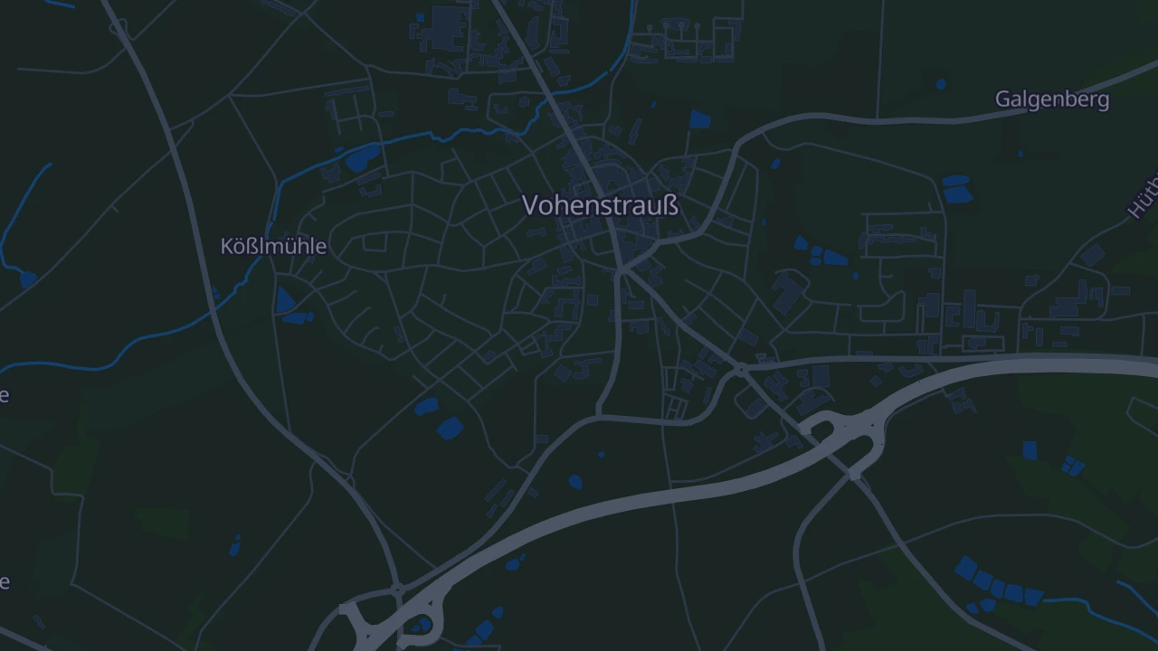 Karte von Vohenstrauß