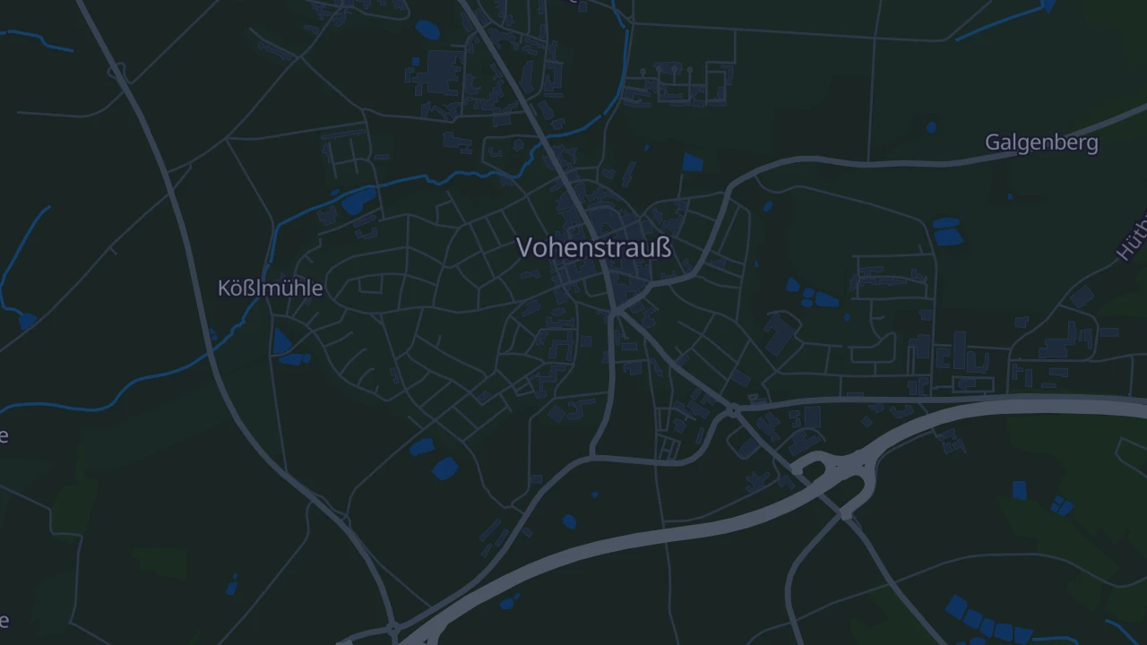 Karte von Vohenstrauß