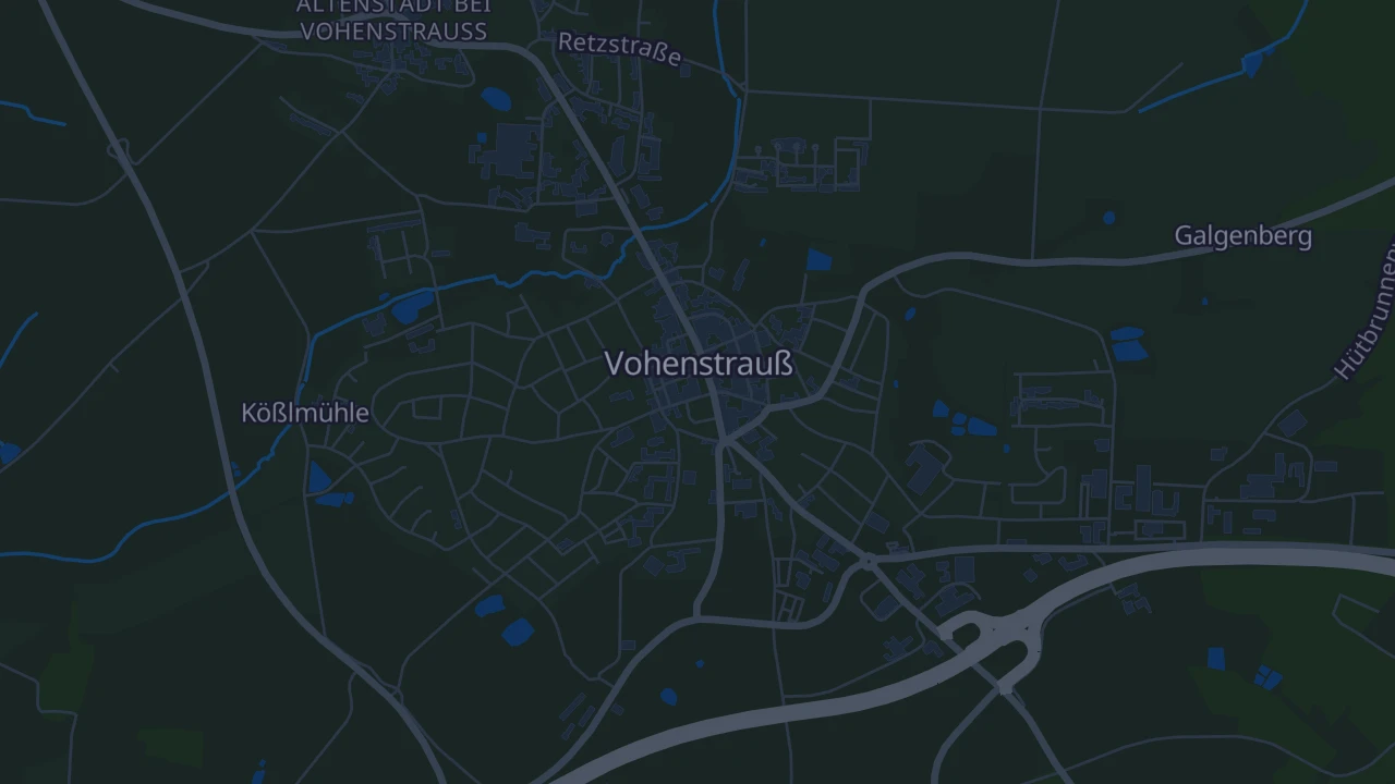 Karte von Vohenstrauß