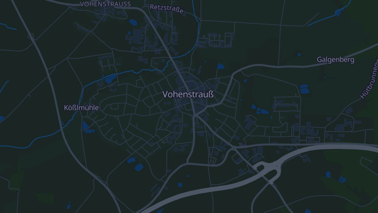 Karte von Vohenstrauß
