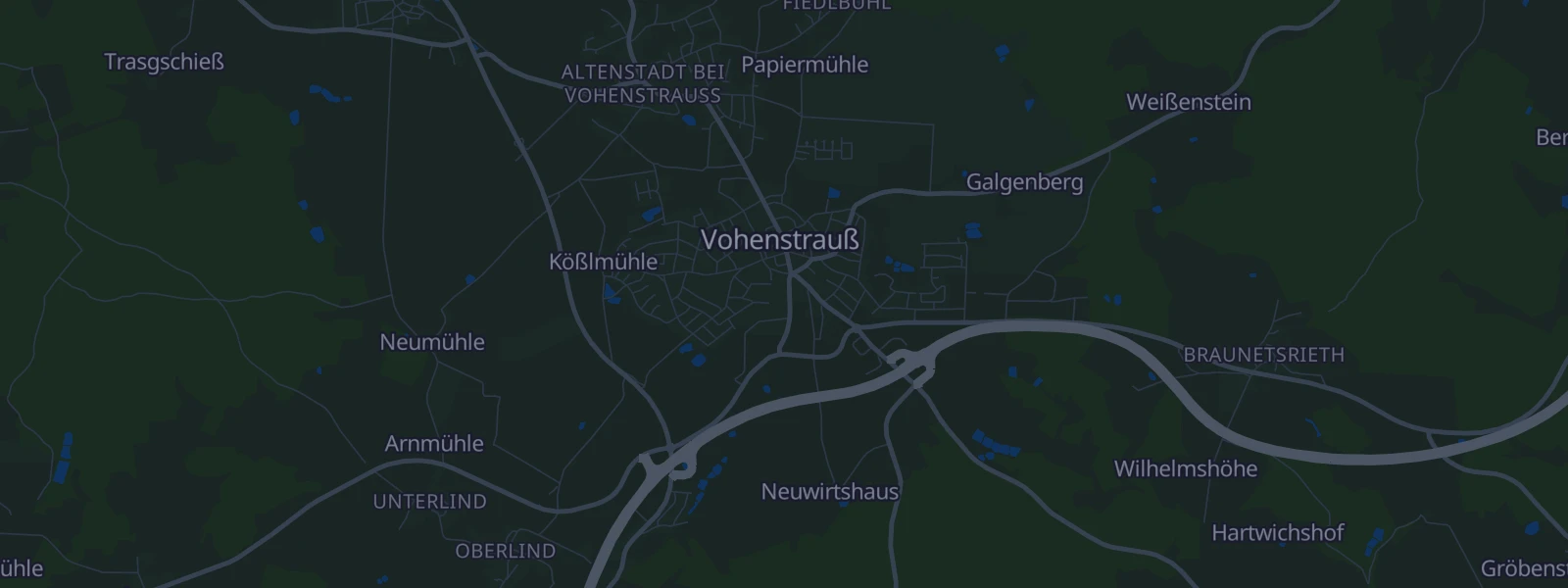 Karte von Vohenstrauß