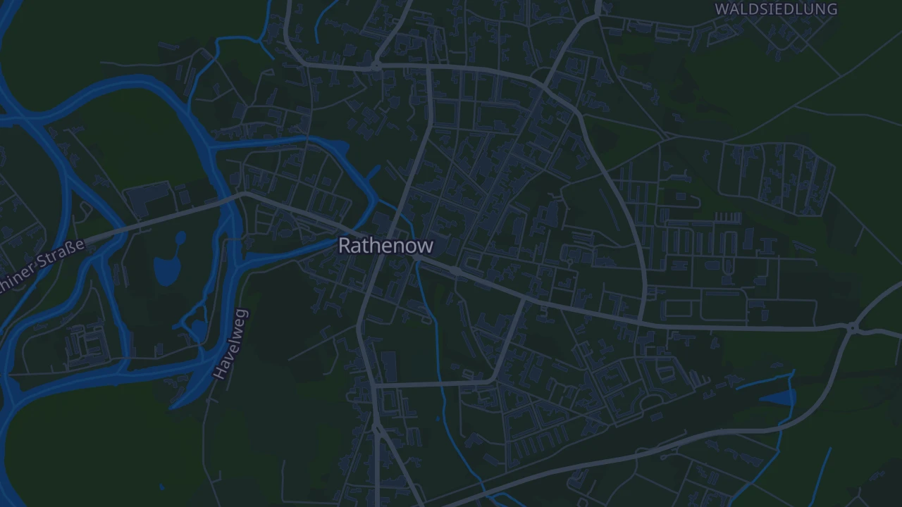 Karte von Rathenow