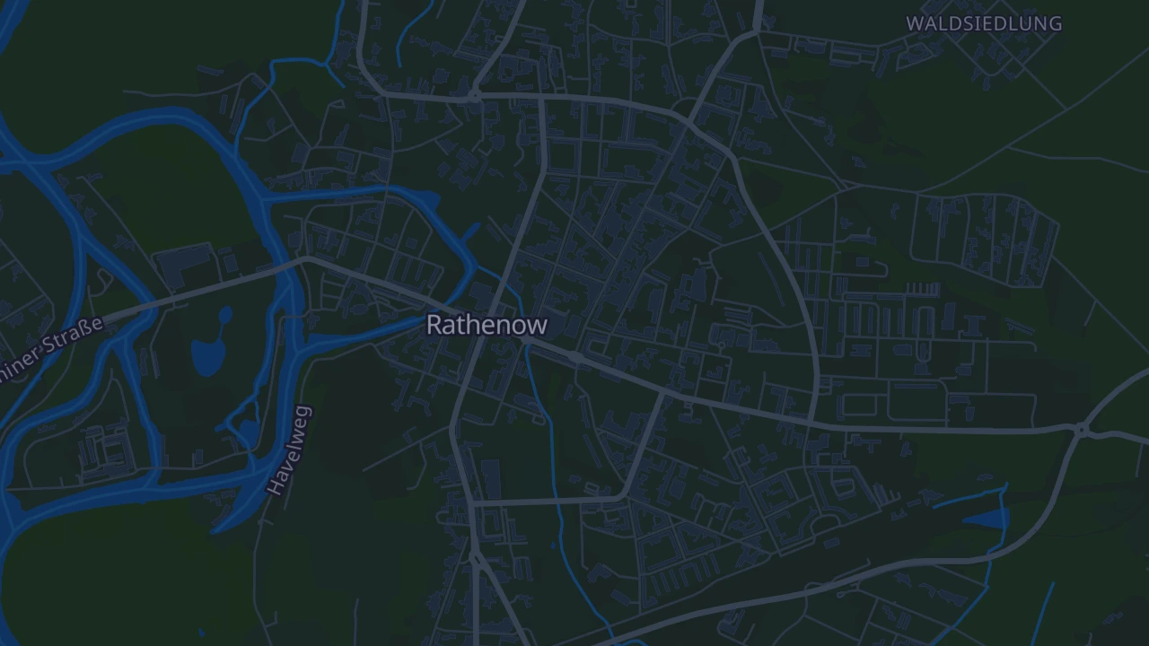 Karte von Rathenow