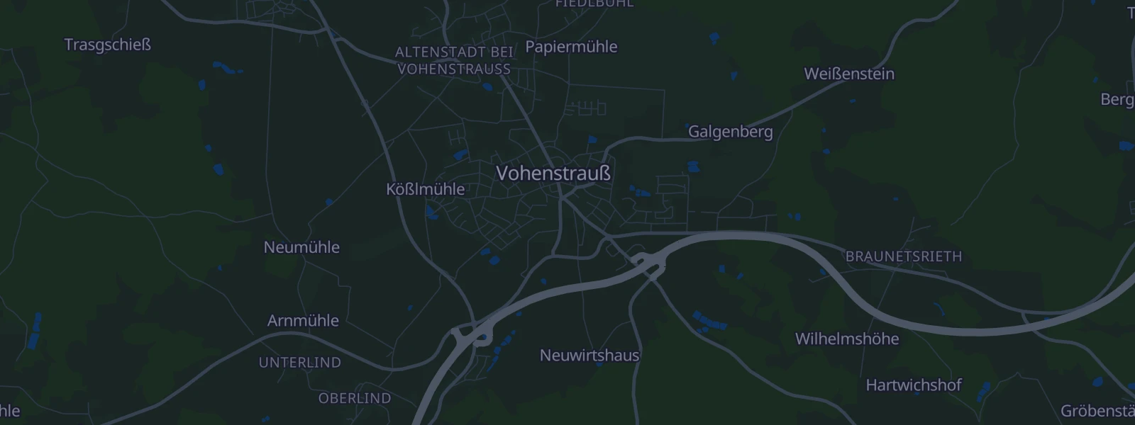 Karte von Vohenstrauß