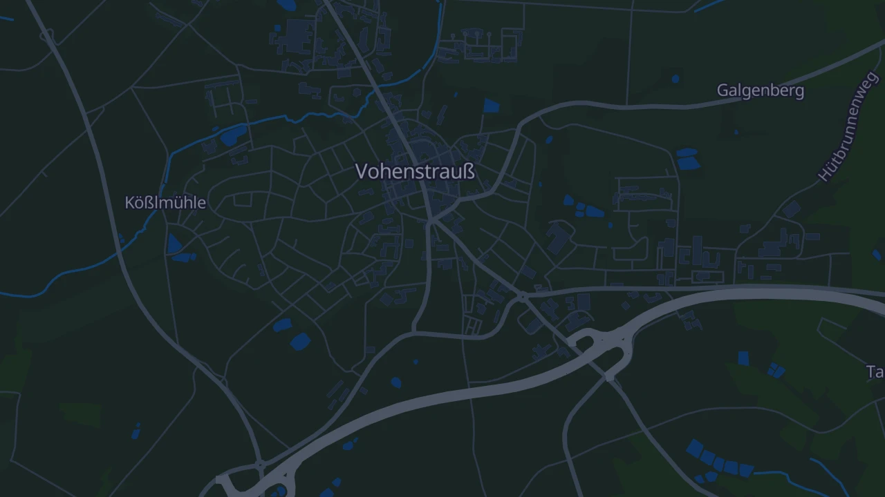 Karte von Vohenstrauß