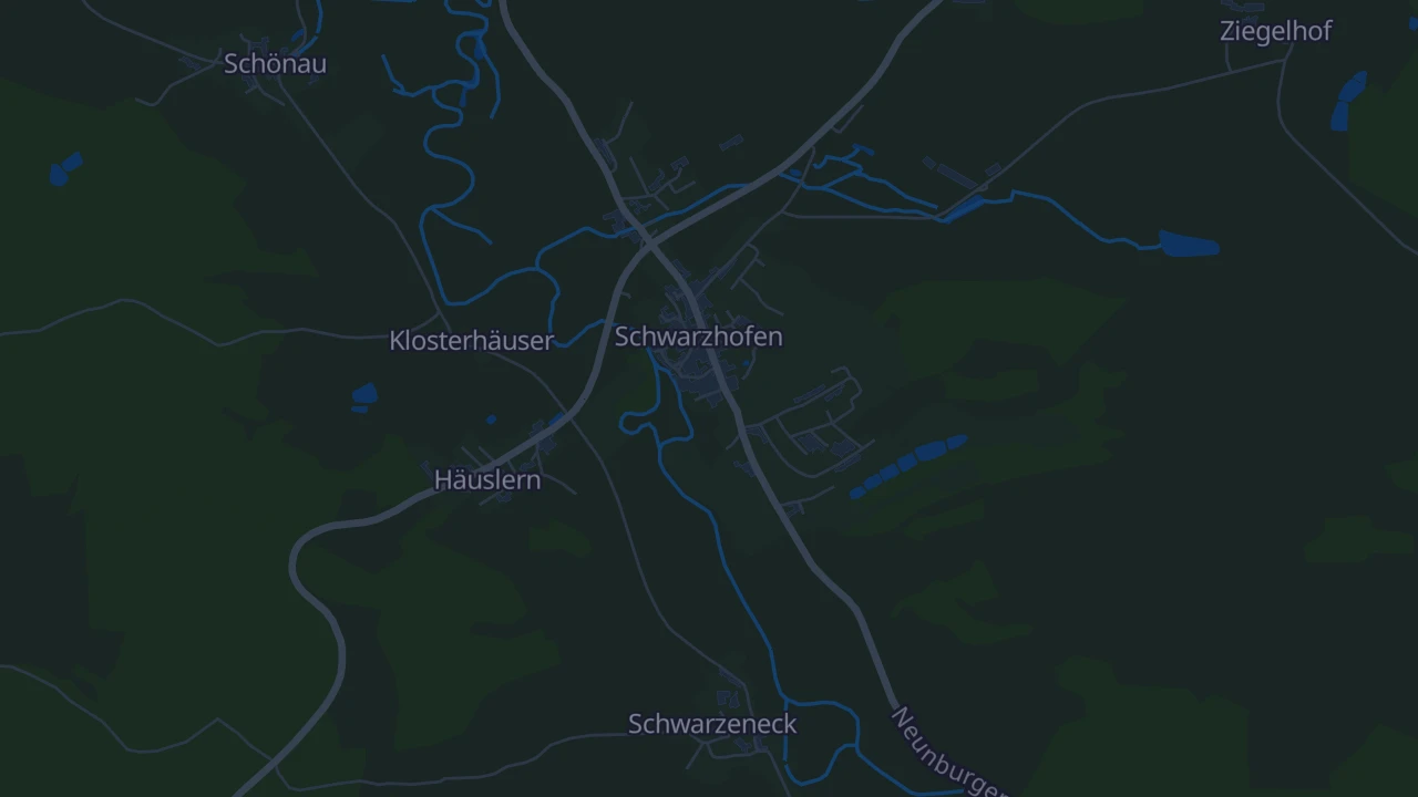 Karte von Schwarzhofen