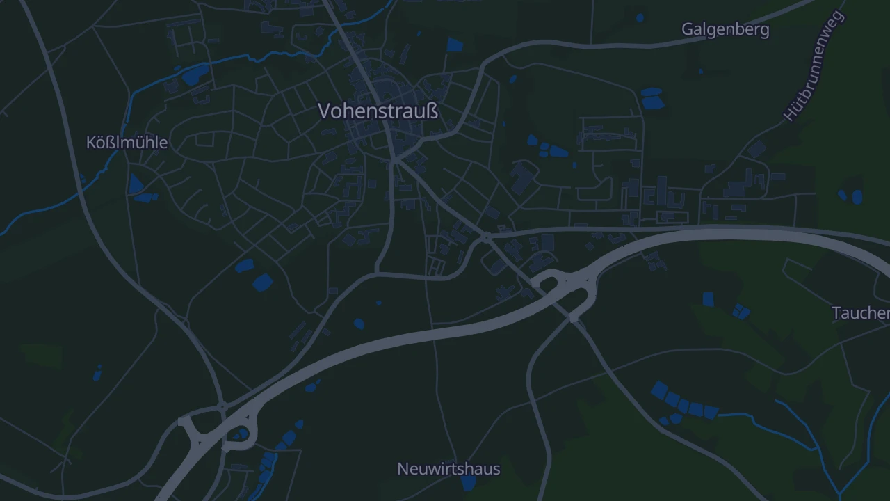 Karte von Vohenstrauß