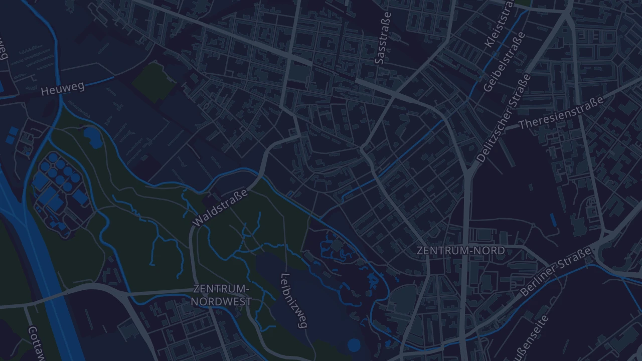 Karte von Leipzig