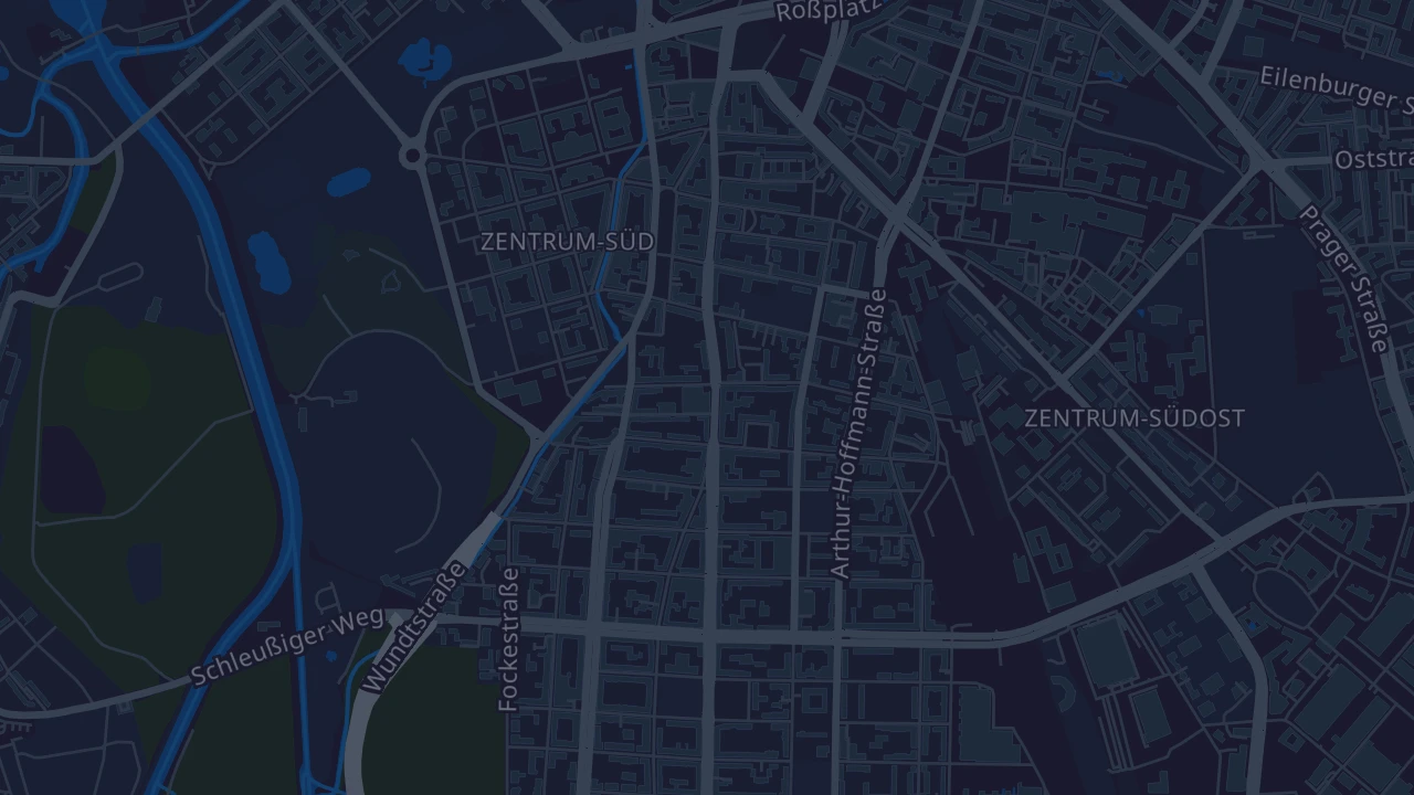 Karte von Leipzig