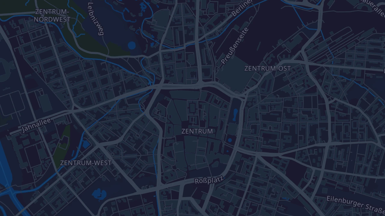 Karte von Leipzig