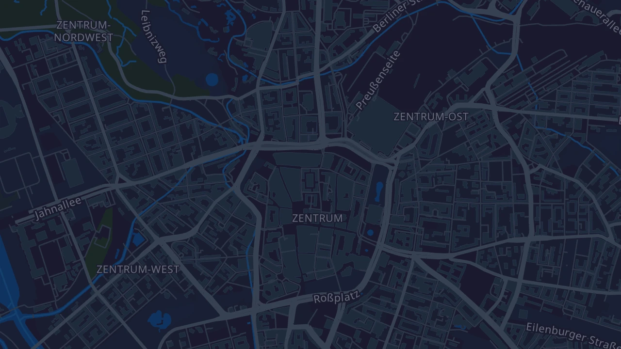 Karte von Leipzig