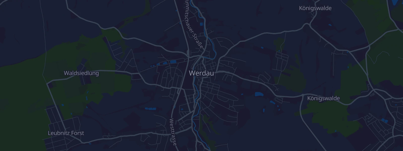Karte von Werdau