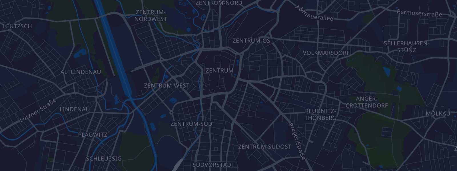 Karte von Leipzig