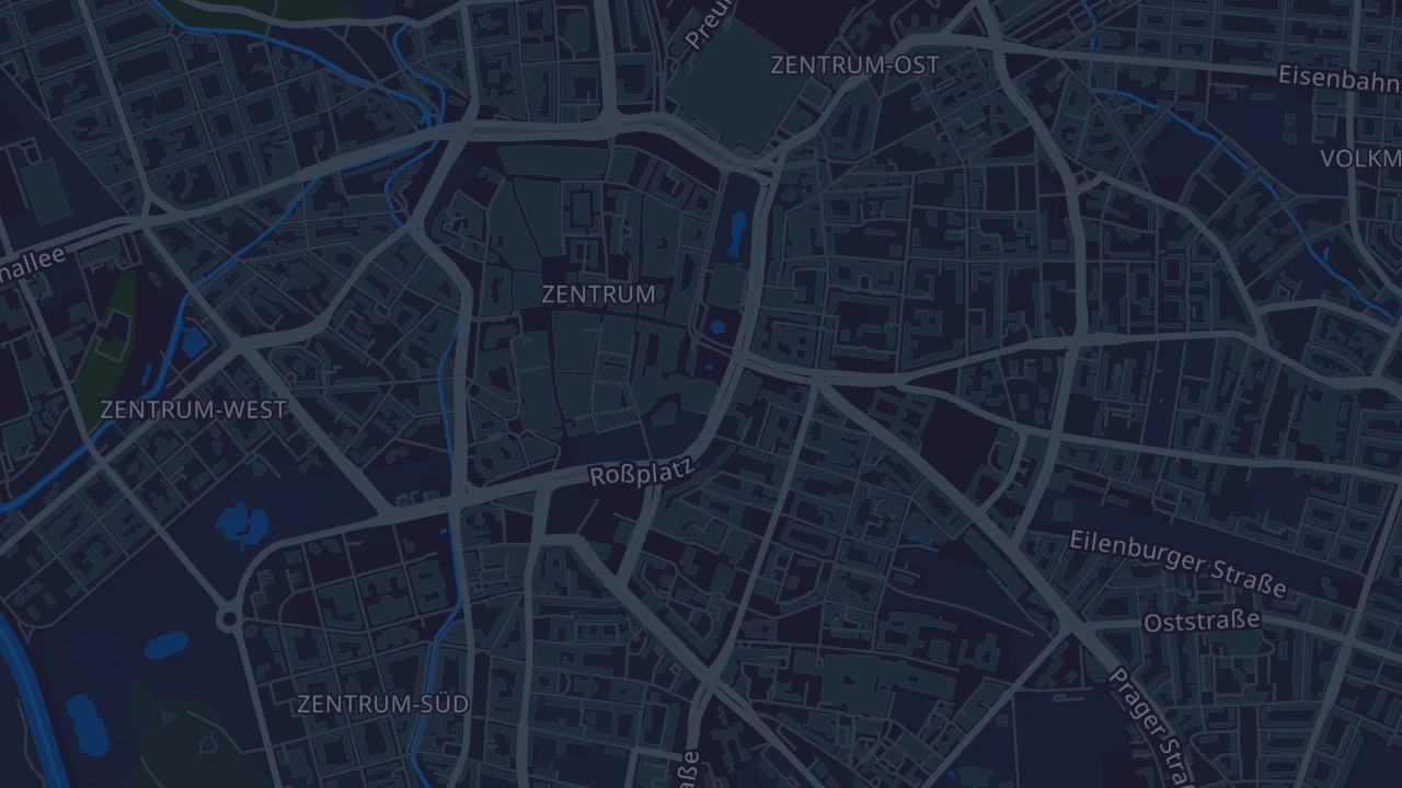 Karte von Leipzig