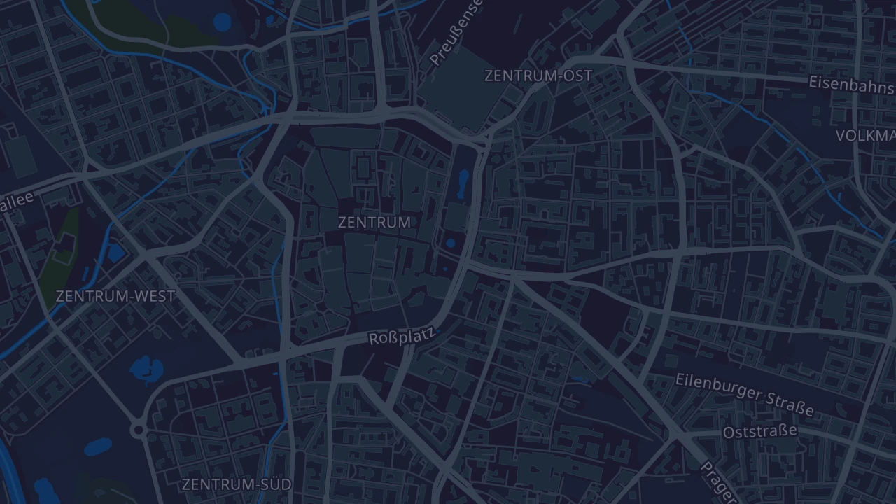 Karte von Leipzig