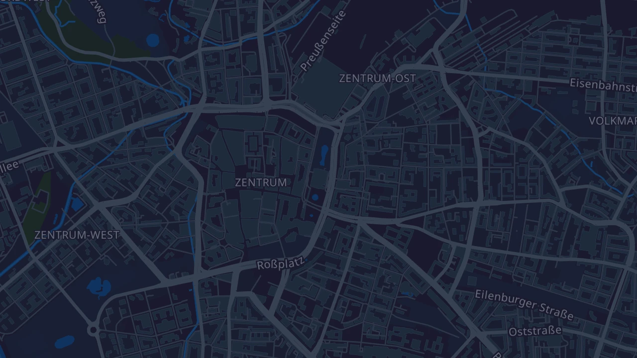 Karte von Leipzig