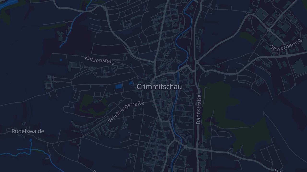 Karte von Crimmitschau