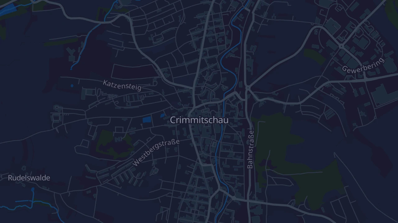 Karte von Crimmitschau