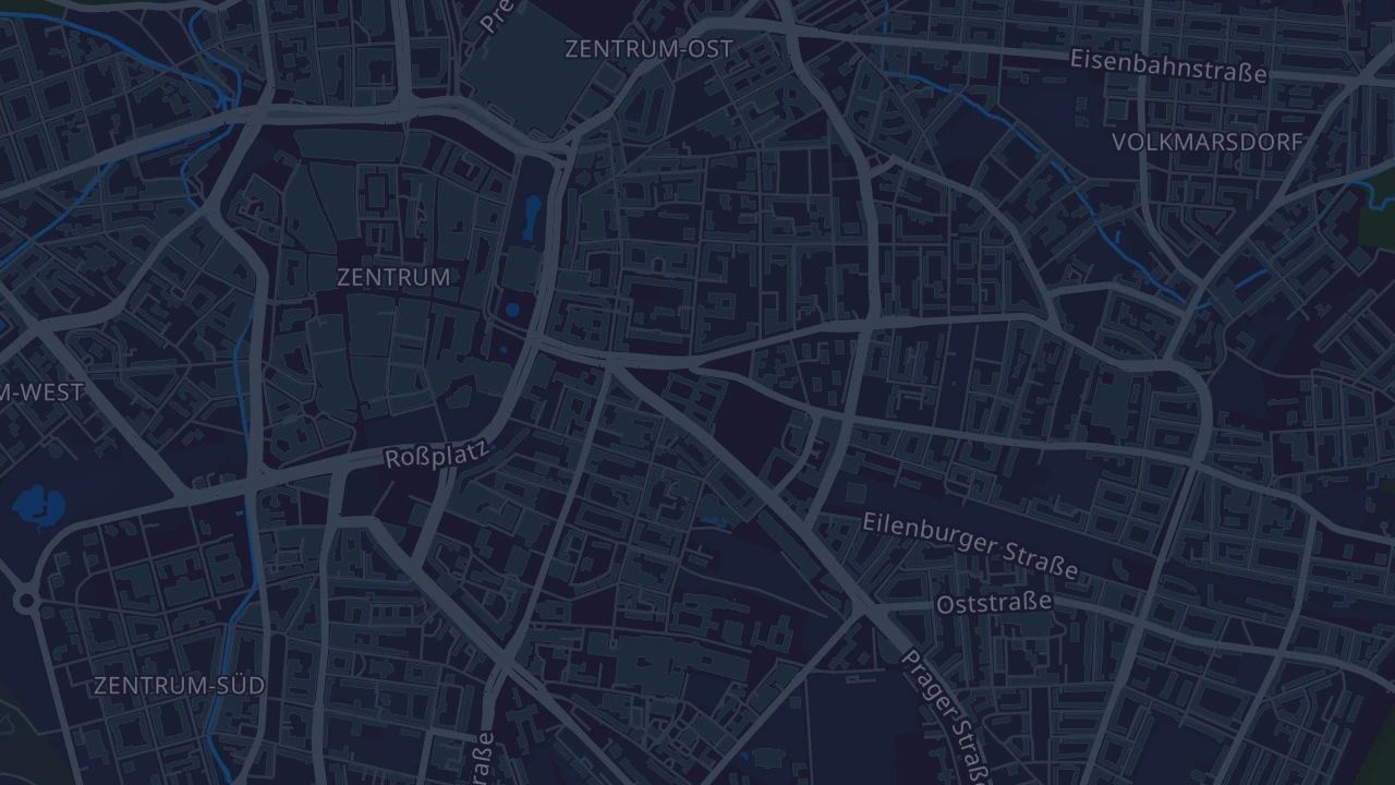 Karte von Leipzig