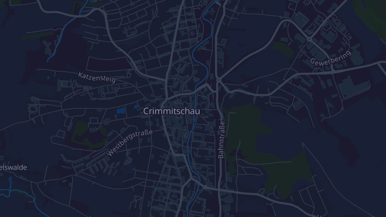 Karte von Crimmitschau