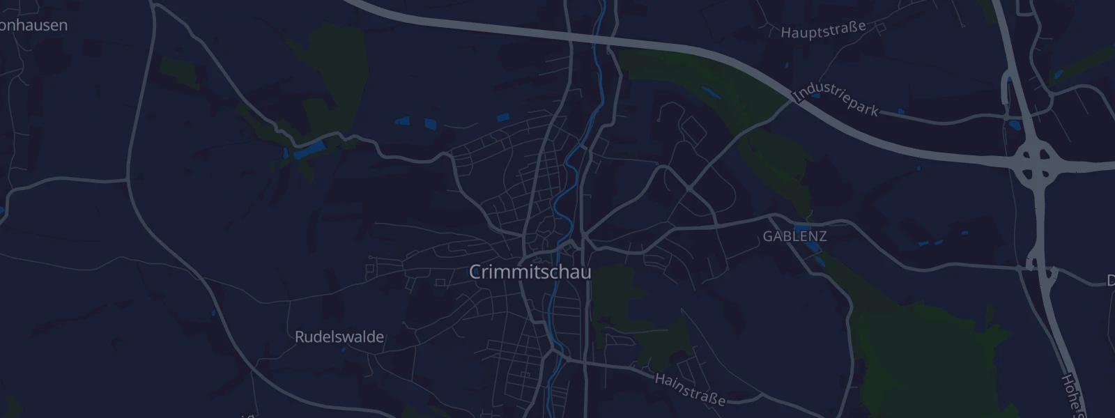 Karte von Crimmitschau