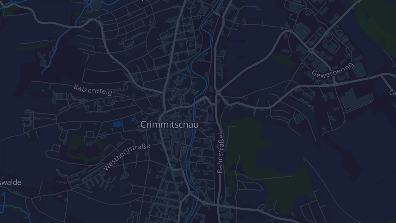 Karte von Crimmitschau