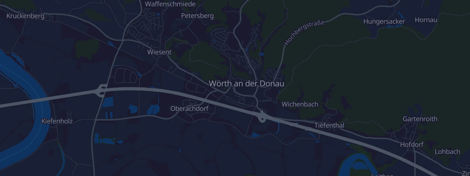 Karte von Wörth a. d. Donau