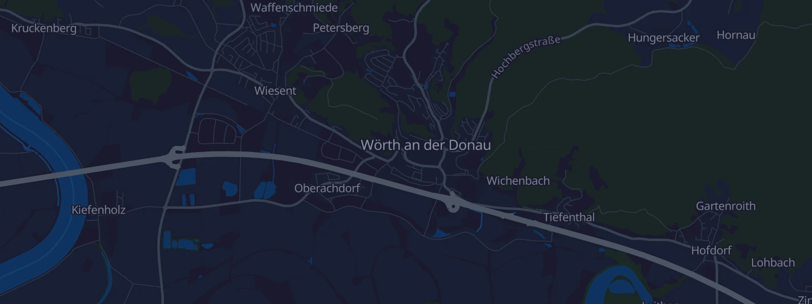 Karte von Wörth a. d. Donau