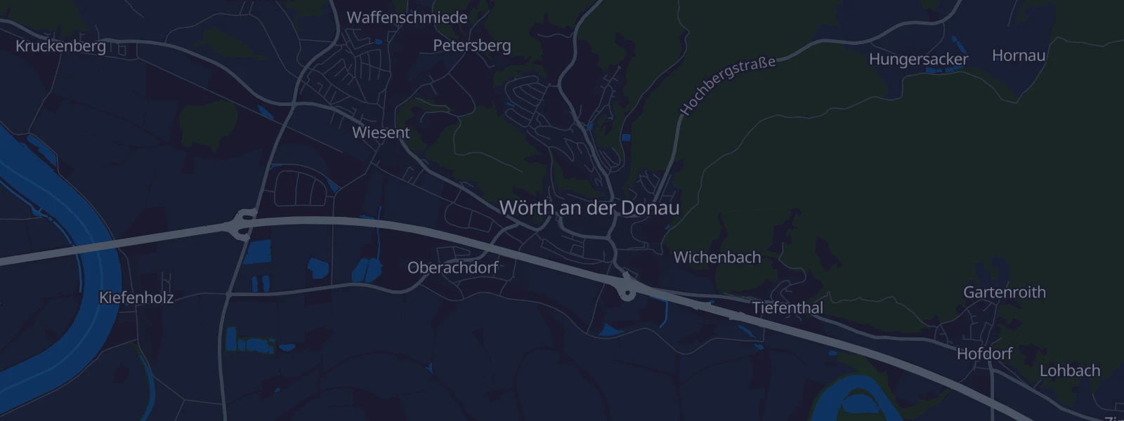 Karte von Wörth a. d. Donau