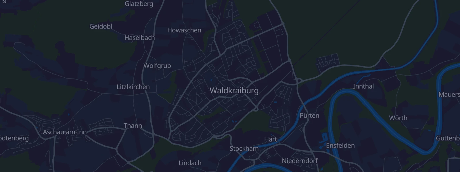 Karte von Waldkraiburg
