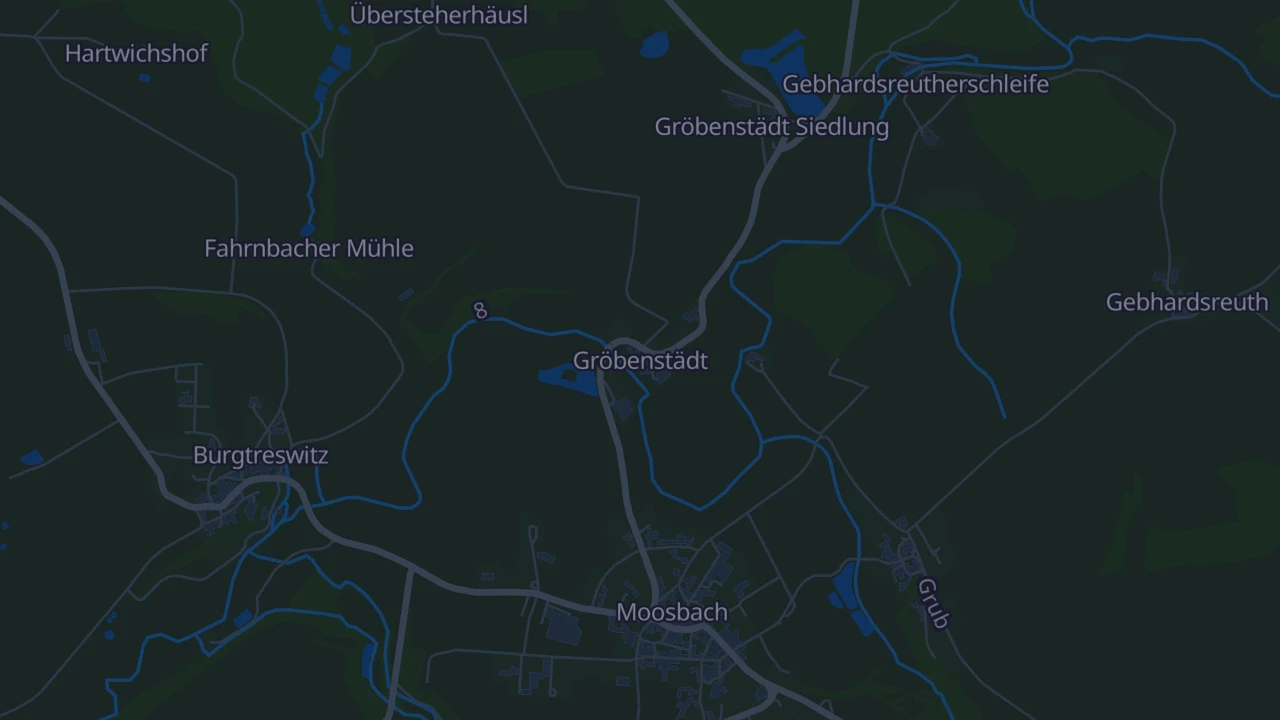 Karte von Moosbach