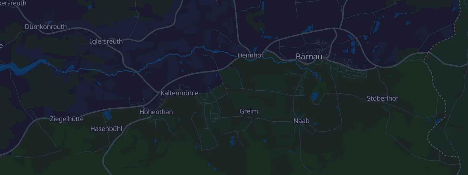 Karte von Bärnau