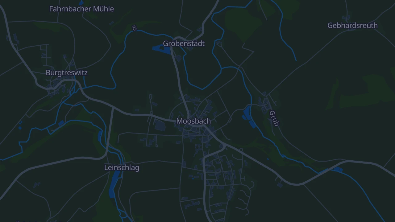 Karte von Moosbach