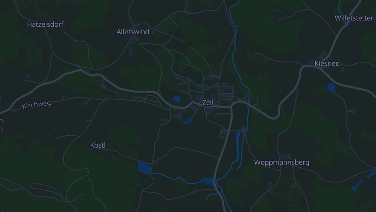 Karte von Zell