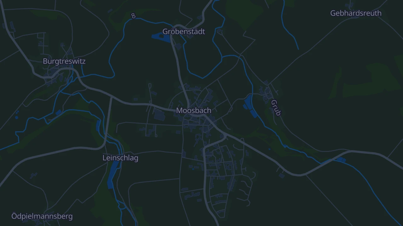 Karte von Moosbach