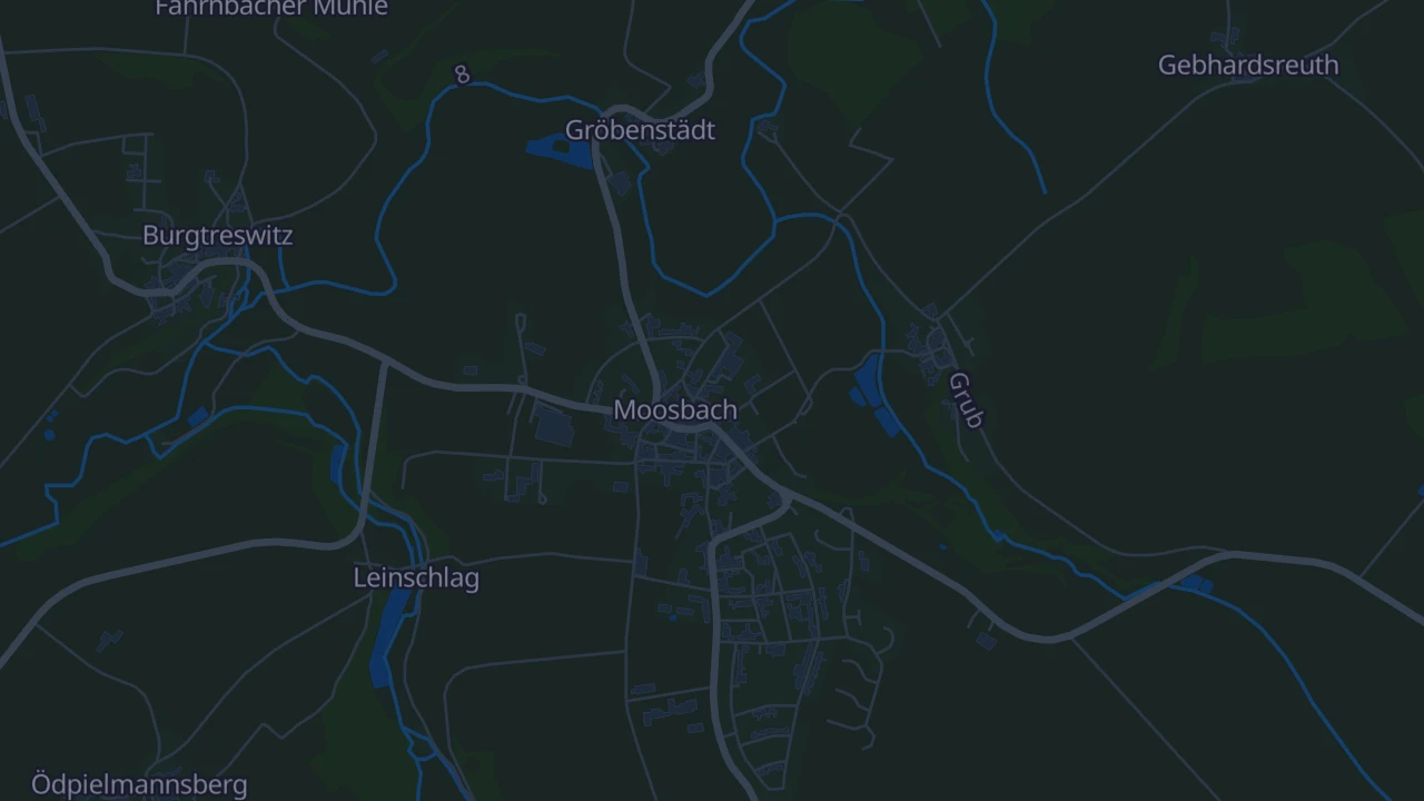 Karte von Moosbach
