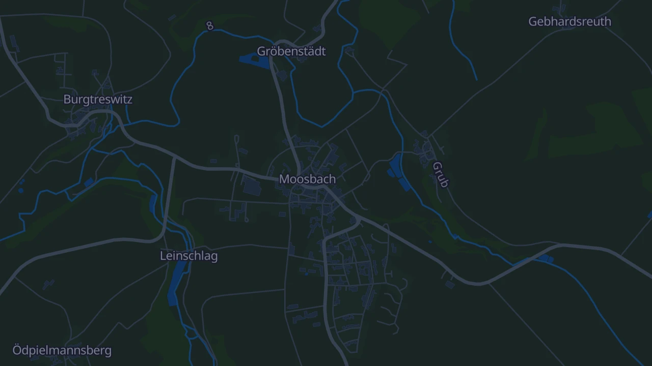 Karte von Moosbach