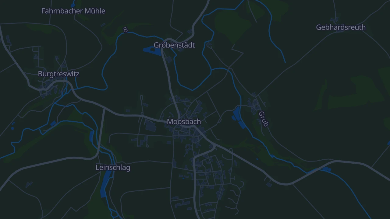 Karte von Moosbach
