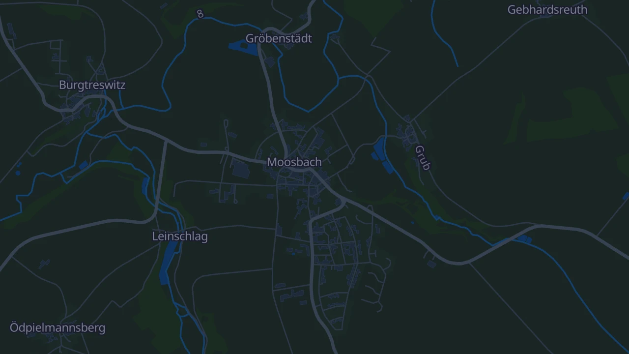 Karte von Moosbach