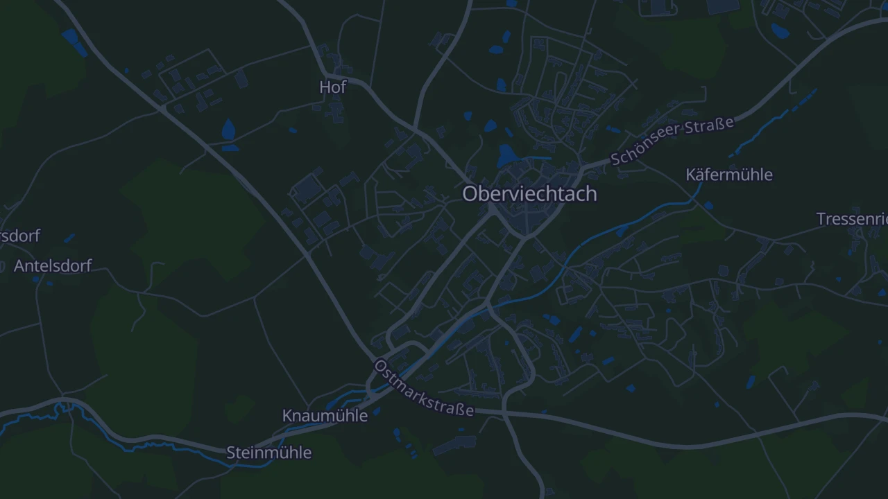Karte von Oberviechtach