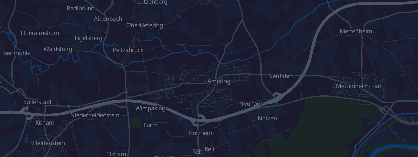 Karte von Ampfing