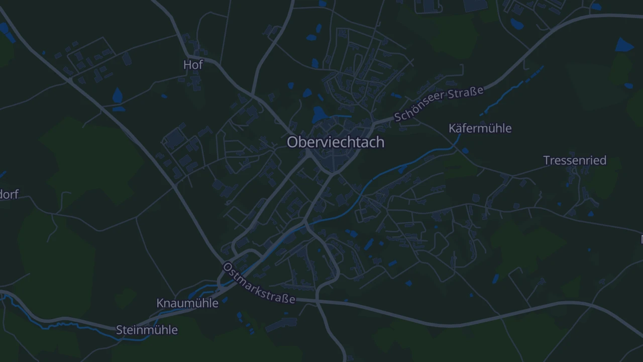 Karte von Oberviechtach