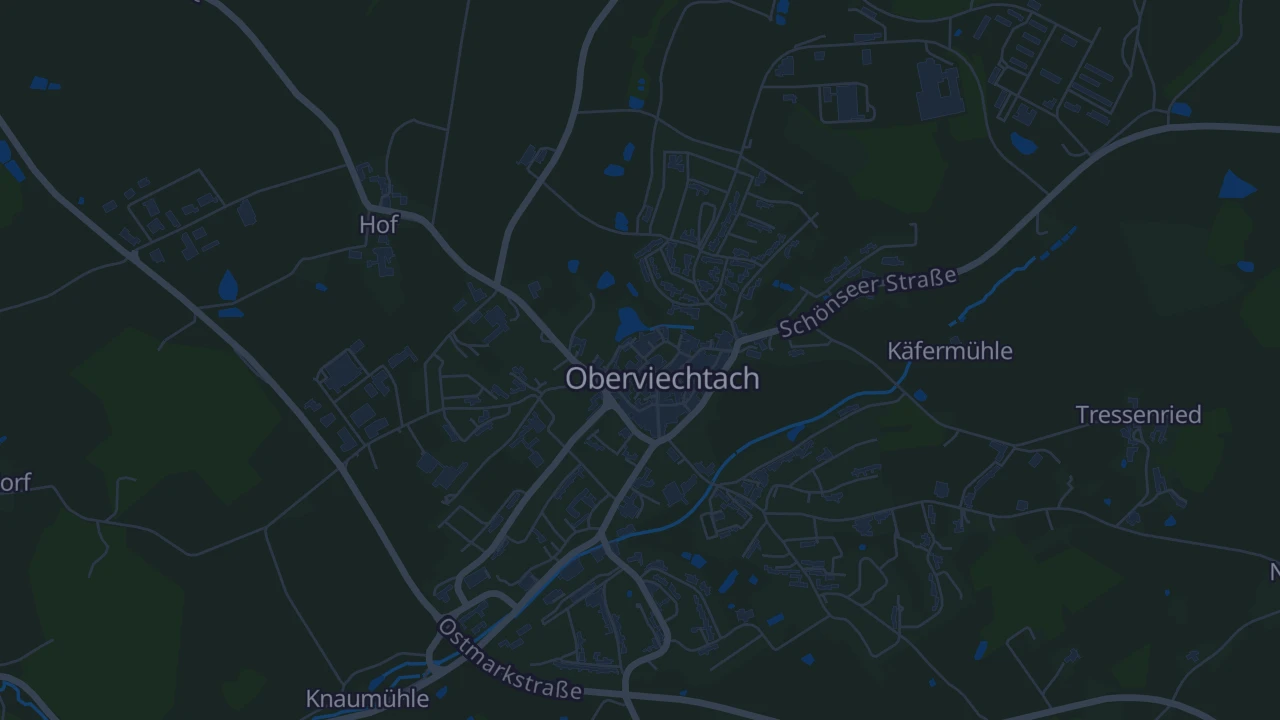 Karte von Oberviechtach
