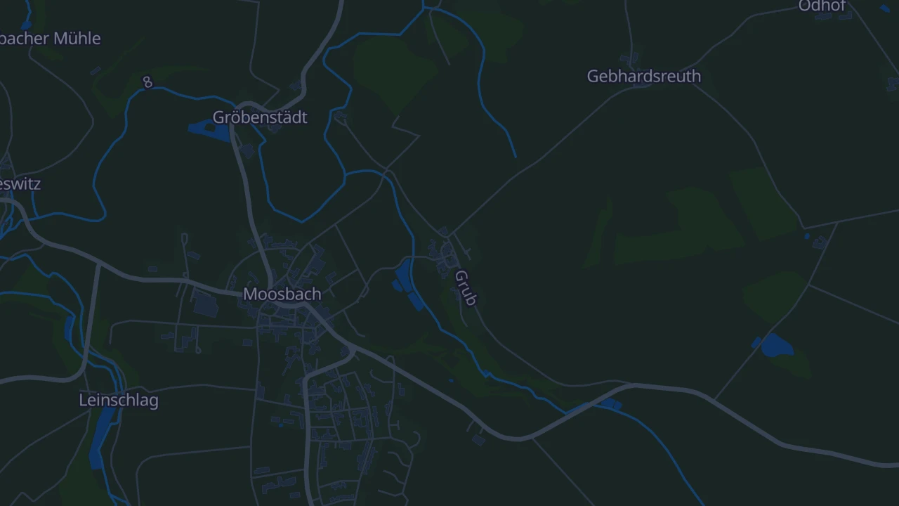 Karte von Moosbach