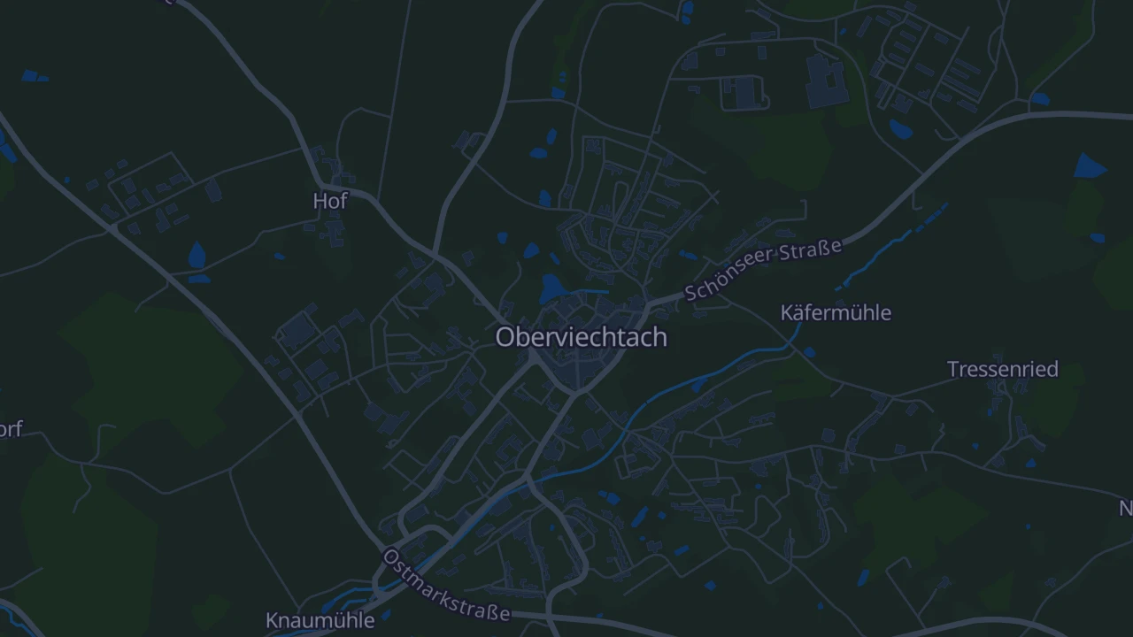 Karte von Oberviechtach