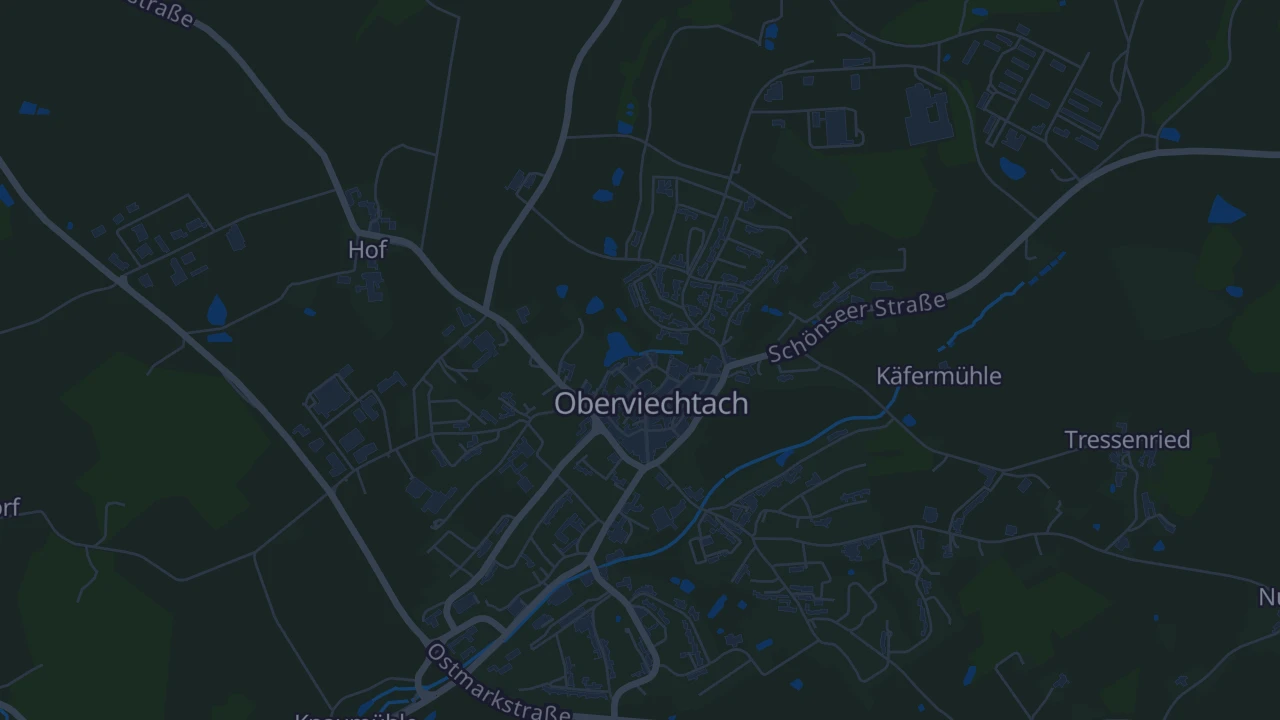 Karte von Oberviechtach
