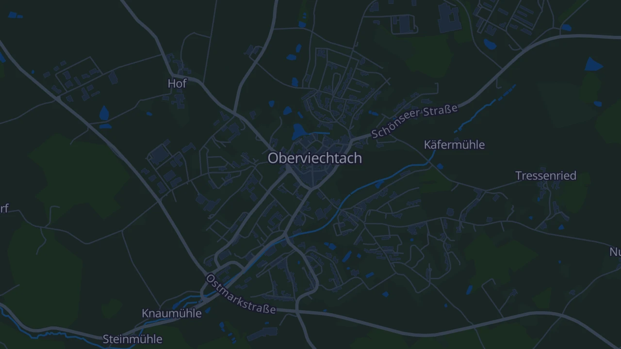 Karte von Oberviechtach